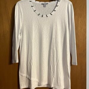 Elegant White Women's Top